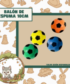 BALON DE ESPUMA 18 CM