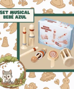 SET MUSICAL BEBE AZUL