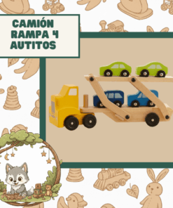 CAMIÓN RAMPA 4 AUTITOS