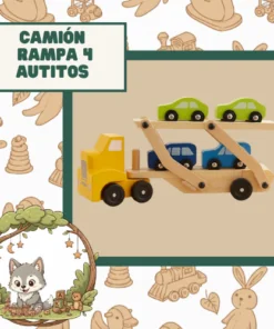 CAMIÓN RAMPA 4 AUTITOS
