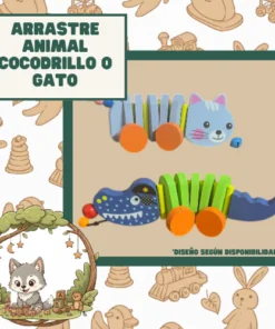 ARRASTRE ANIMAL COCODRILO O GATO