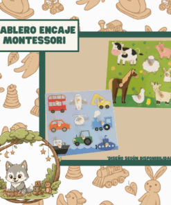 TABLERO ENCAJE MONTESSORI