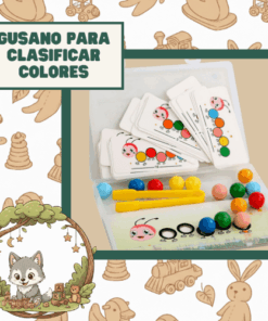 GUSANO PARA CLASIFICAR COLORES