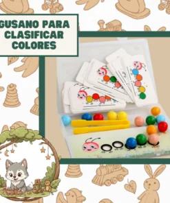 GUSANO PARA CLASIFICAR COLORES